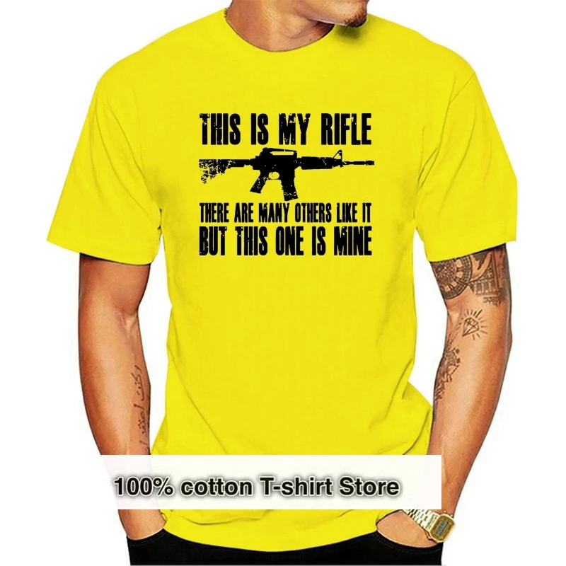 

Mens USMC Riflemans Creed THIS IS MY RIFLE T-Shirt - Rothco Military Tee Shirt
