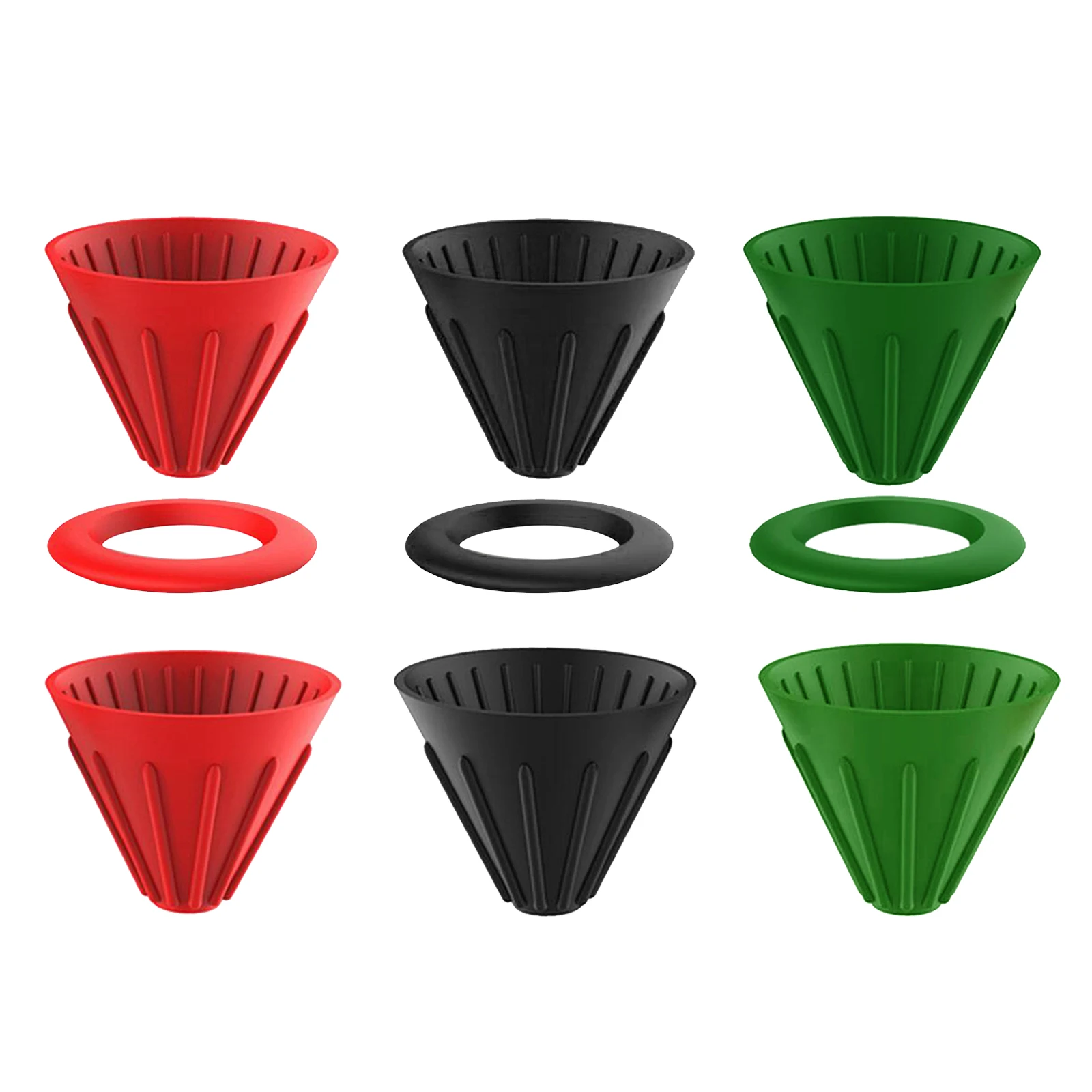 Многоразовая коническая капельница для кофе складной фильтр держатель чашки