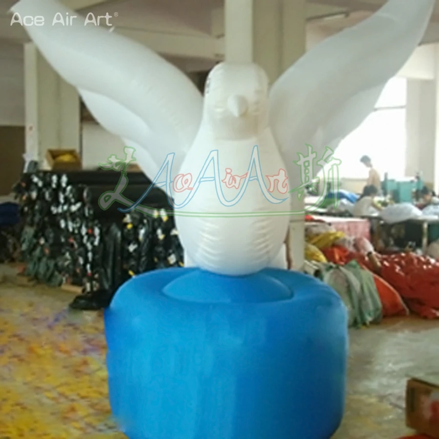 2022 Custom Built White Inflatable Pigeon/ Animal Replica For Outdoor Advertising/Event Promotion |