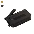 Тактическая ручная сумка с системой Молле, двойная складная нейлоновая сумка для мобильного телефона 1000D для повседневного использования, Портативная сумка для охоты, путешествий, бумажник для карт, сумка