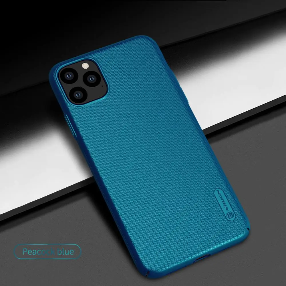 Сиренево-синего цвета Для iPhone 11 чехол iPhone 11 Pro Max чехол с матовой поверхностью NILLKIN жесткая задняя крышка из ПК чехол для iPhone X/Xs/xr/Xs Max/7/8 plus чехол - Цвет: Сиренево-синего цвета
