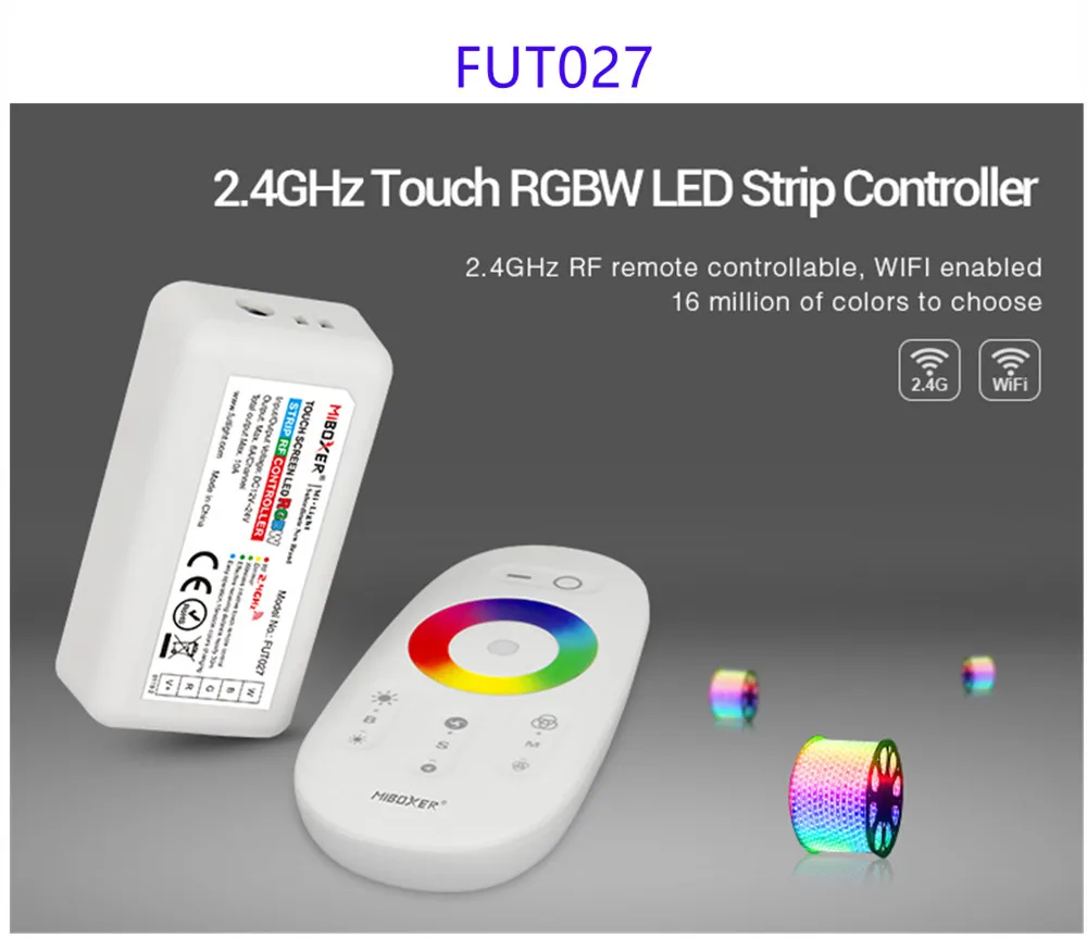 Miboxer 2.4GH FUT020 021 022 025 027 028 двойной белый одноместный цвет Светодиодная лента LED