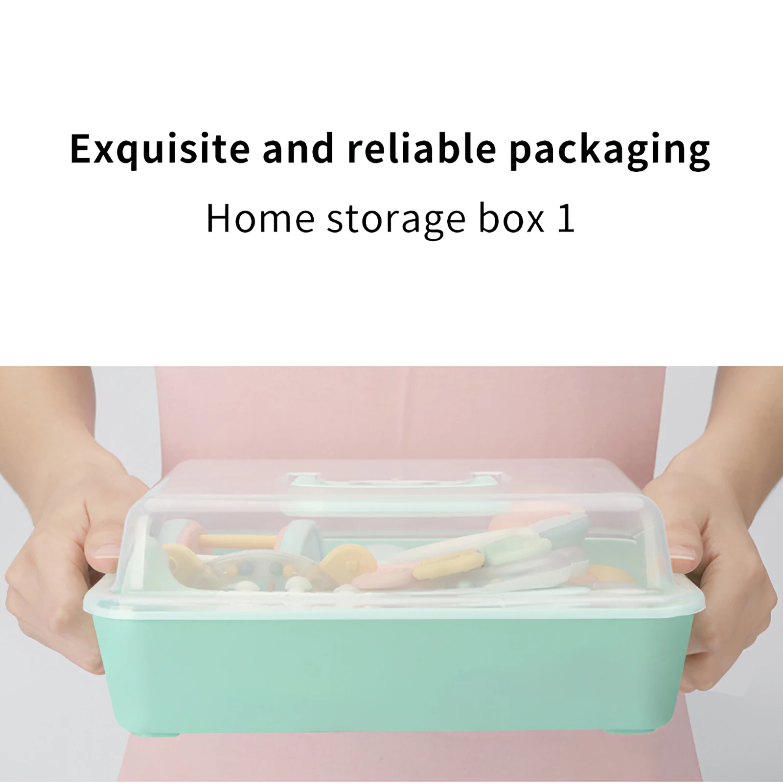 

10Pcs Food-Grad Teether Rattle Rings Baby Rattles Sensory Toys With Storage Box Easy To Hold Clean Silicone Teething Toy Set