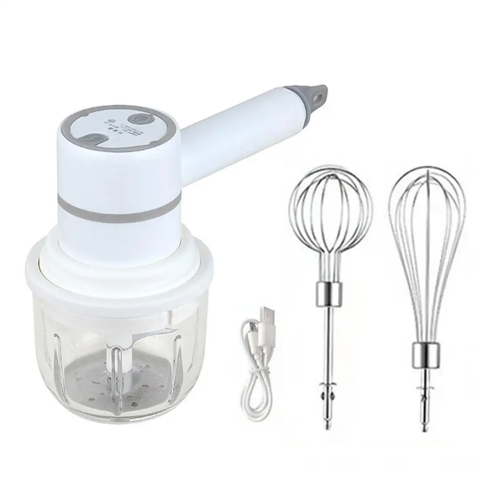 

Новинка 2021, беспроводной портативный Электрический миксер для продуктов, ручной блендер с 5 скоростями, мощный ручной миксер для теста