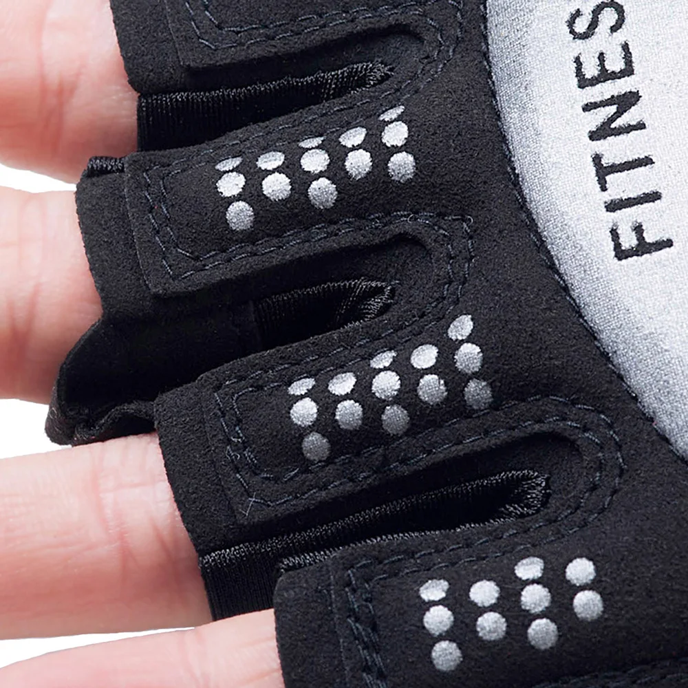 Перчатки без пальцев для мотокросса Нескользящие защитные езды на мотоцикле и