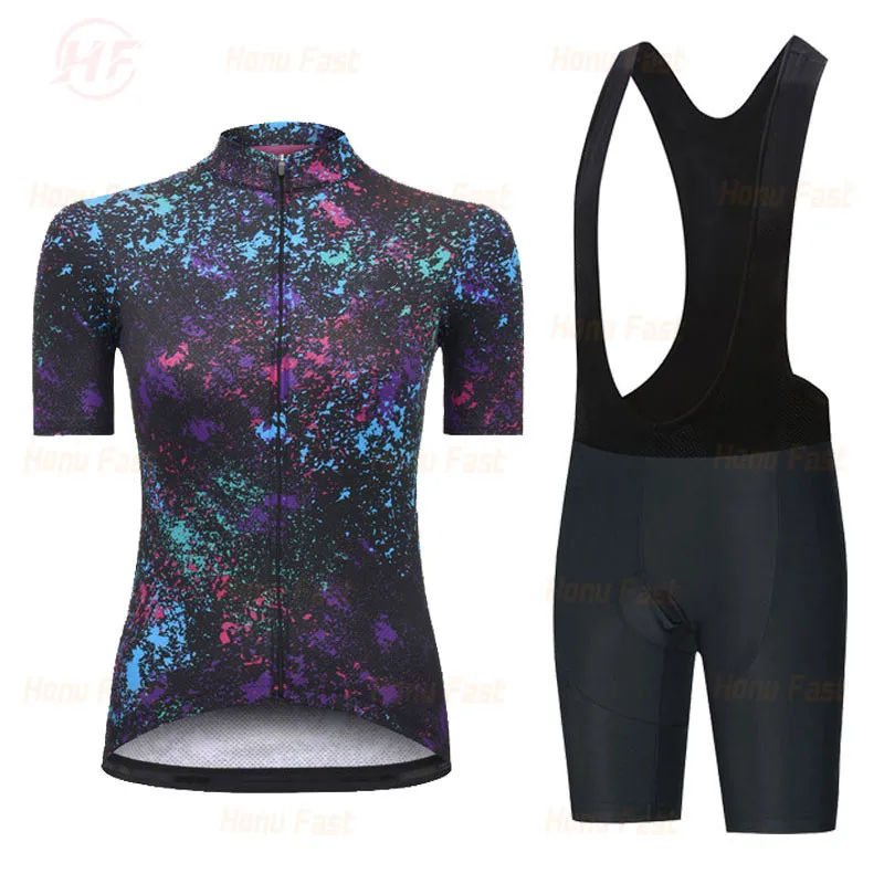 

New 2021 cycling jersey summer ladies mountain bike cycling jersey suit female short-sleeved clothing Ropa Ciclismo sportswear