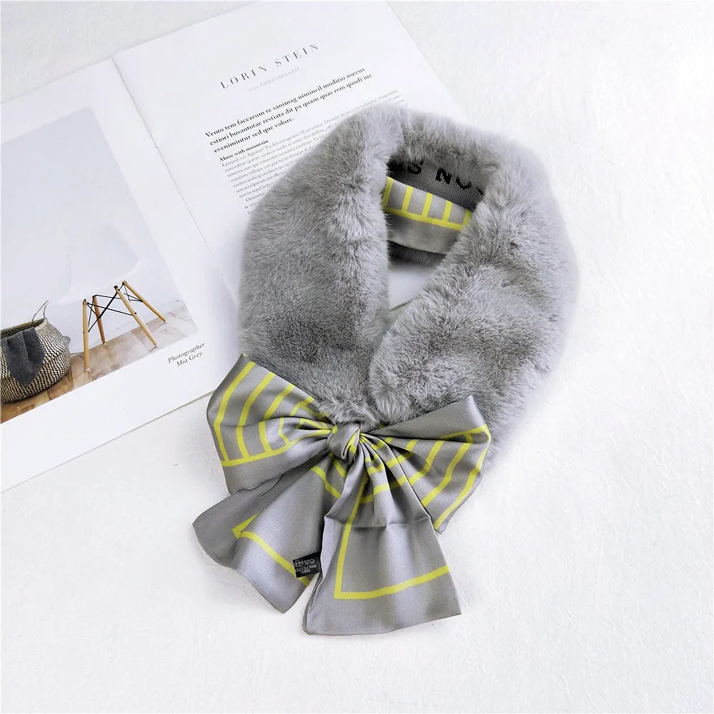 Новый дизайн Съемный шарф двойного назначения женский осенне зимний теплый