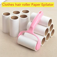 hair sticking device roller household hair removal device tearable sticky paper clothes rolling brush hair sticking device