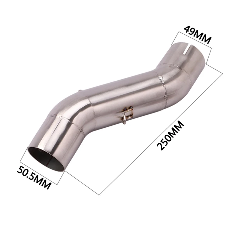 For Honda CBR400R CB400 2016-2020 Motorcycle Exhaust Pipe Middle Link Slip On 51mm Muffler Removable Db Killer Escapes | Автомобили и