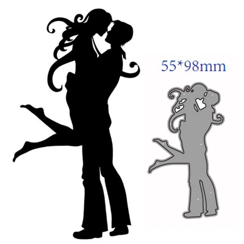 Металлические штампы вырезанные Пара украшений для скрапбукинга бумаги