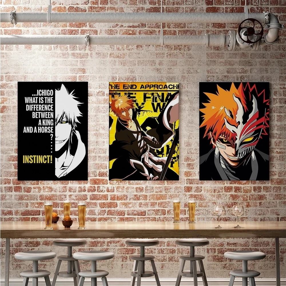 

Home Decor Modern Canvas Wall Art Prints Pictures Modulaire Japan Anime Bleach Poster Schilderij Nordic Voor Woonkamer Bedroom