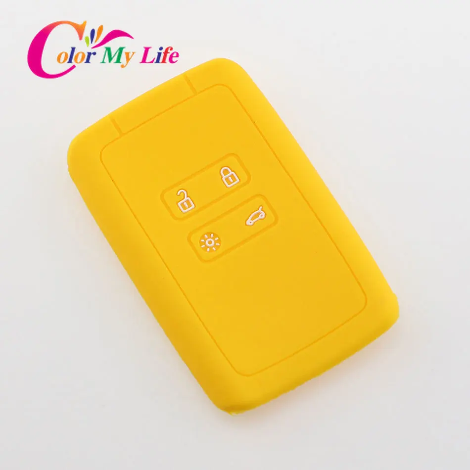 1 Piece Silicone Car Key Case Protection Cover Set for Renault Koleos Kadjar 2016 - 2020 Remote Holder Protector Accessories | Автомобили
