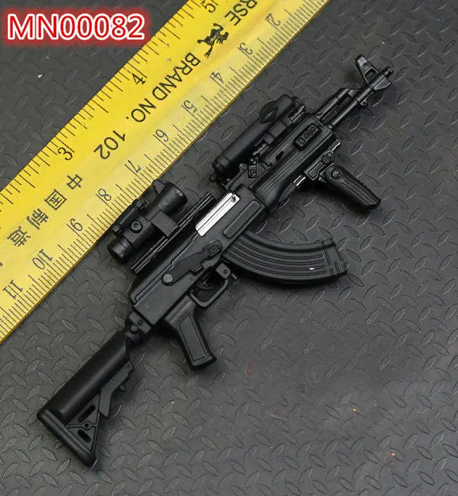 1/6 солдатская русская АКМ АК47 АК74 полностью Металлическая Модель основного