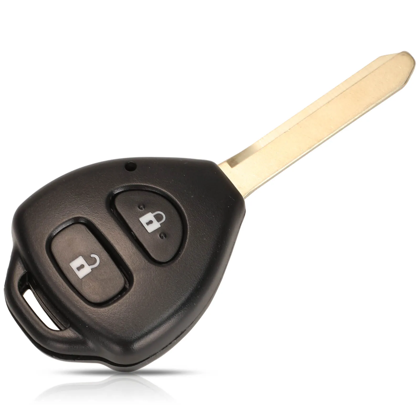 Jingyuqin 2/3 кнопок для Toyota Corolla Camry Auris TOY47 НЕОБРАБОТАННАЯ оболочка ключа транспондера
