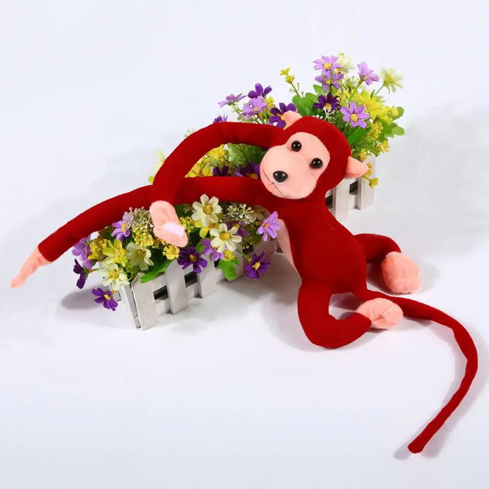 

70cm Long Arm Tail Monkey Doll Soft Plush Toy Baby Stroller Bedding Sleeping Appease Toys Home Decoration Curtains Hanging Doll