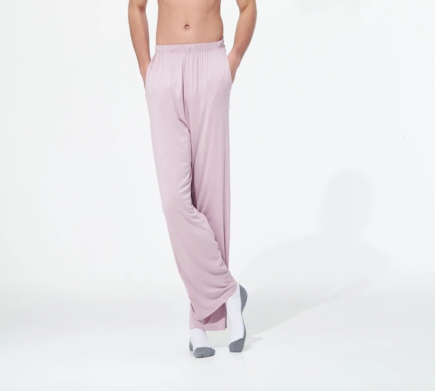 Мужские хлопковые супер тонкие штаны домашняя одежда повседневные летние