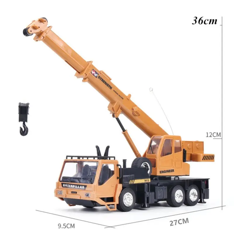 

Rc Hoist Crane Model Engineering Car Toys For Children Birthday Xmas Good Gift Remote Control Freight Elevator