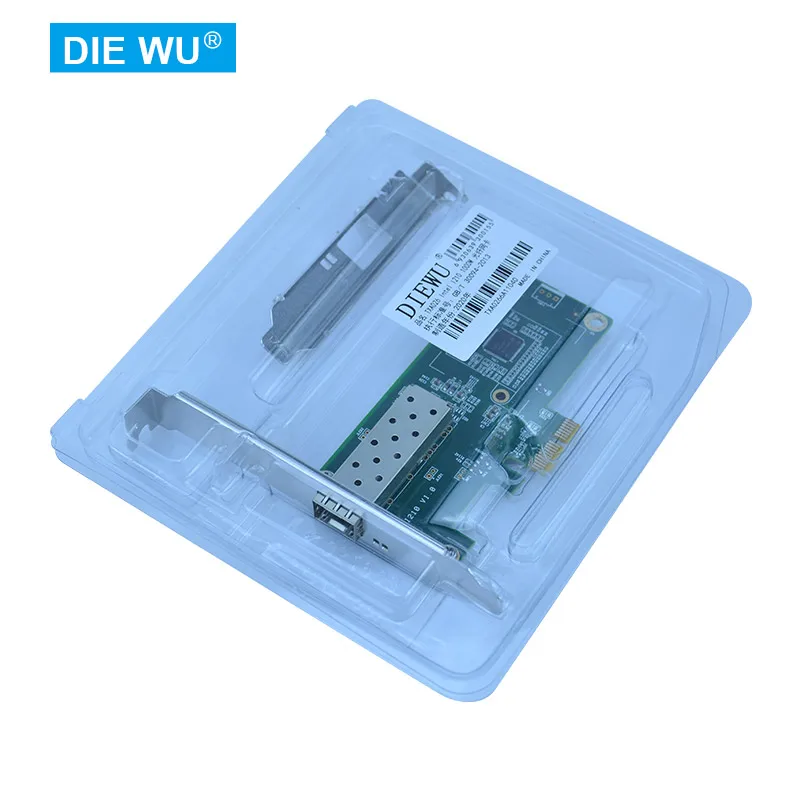 

TXA026 PCIe 1G Fiber lan Card for Intel210/Single SFP+ Port/Gigabit fiber network card/10/100/1000Mbps NIC for Desktop