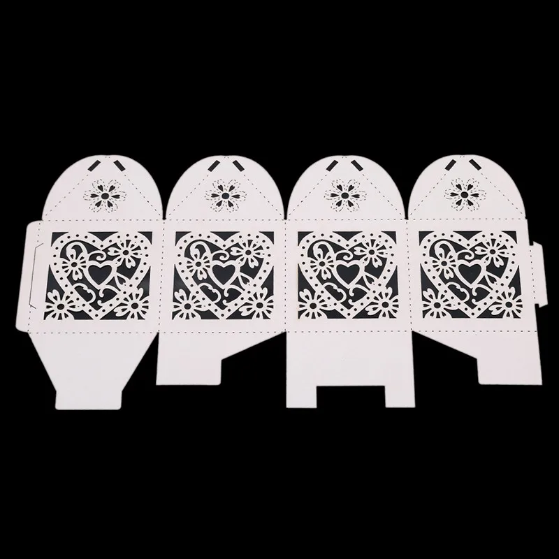 Новинка 50 шт. пустотелое романтичное любовное сердечко Свадебные сувениры Декор