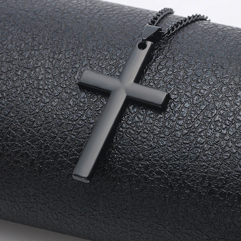

Vintage Gothic Pendants Cross Necklace Cool Street Style Necklaces For Men Women Unusual Chain On the Neck Chains Punk Jewelry