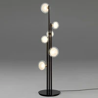 nordic bubble led floor lamp designer glass ball stand lamp for bedroom study living room decoration indoor g9 led lighting