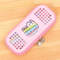 22x9cm kitty pencil case large capacity student kid makeup bag pen box pouch pencil bag stationery gift school pencil case kitty