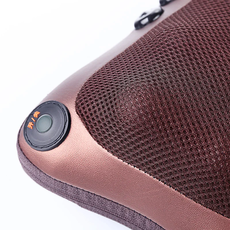 

Electrical Shiatsu Back Shoulder Body Neck Massager Multifunctional Pillow Infrared Heated Kneading Car/Home Massage