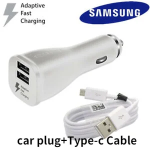 OEM Samsung Autolader Dual Usb sigбордовый автоматический телефонарик с адаптером Afc кабель