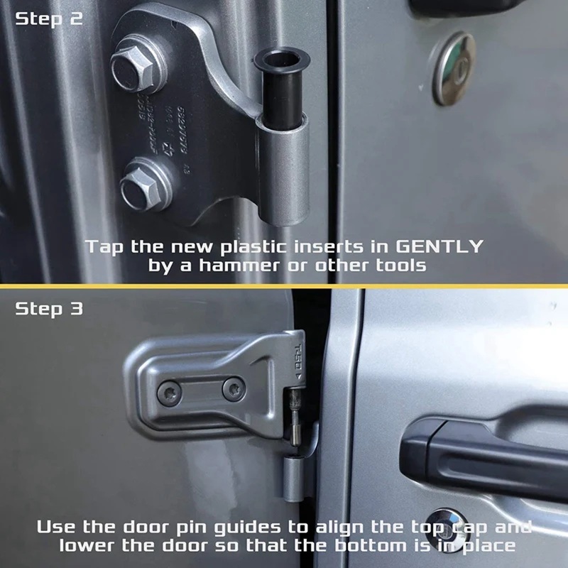 Направляющие и гайки для дверных петель инструмент снятия втулки двери Jeep Wrangler JK