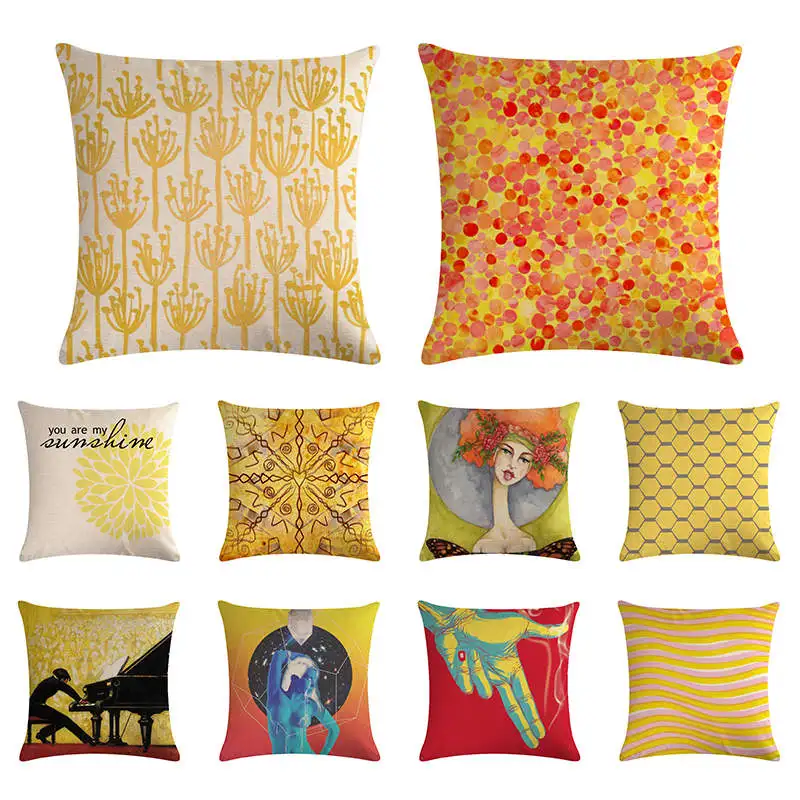 Наволочка для подушки с изображением девушки воина наволочка пианино льняная