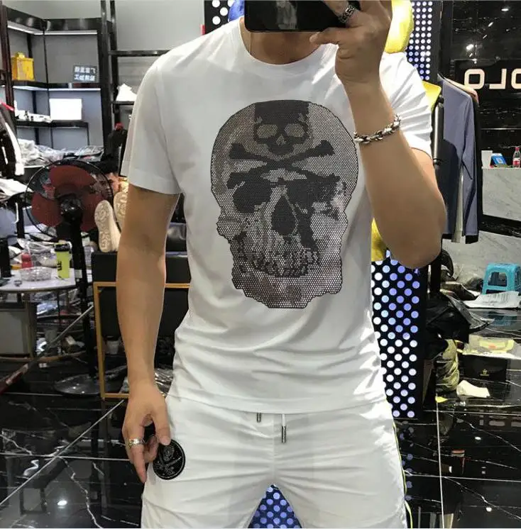 

2021 new high-quality men's casual fashion 5XL tshirt short sleeve fashion t-shirt