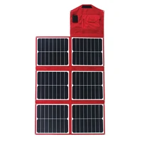 hottest selling sunpower foldable 90w solar panel with 16v output for car battery charger