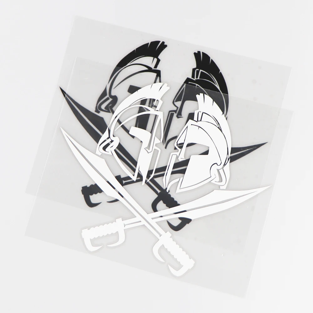 Автомобильная наклейка YJZT 14 2 см × 17 0 Виниловая на корпус шлем битвы оружие