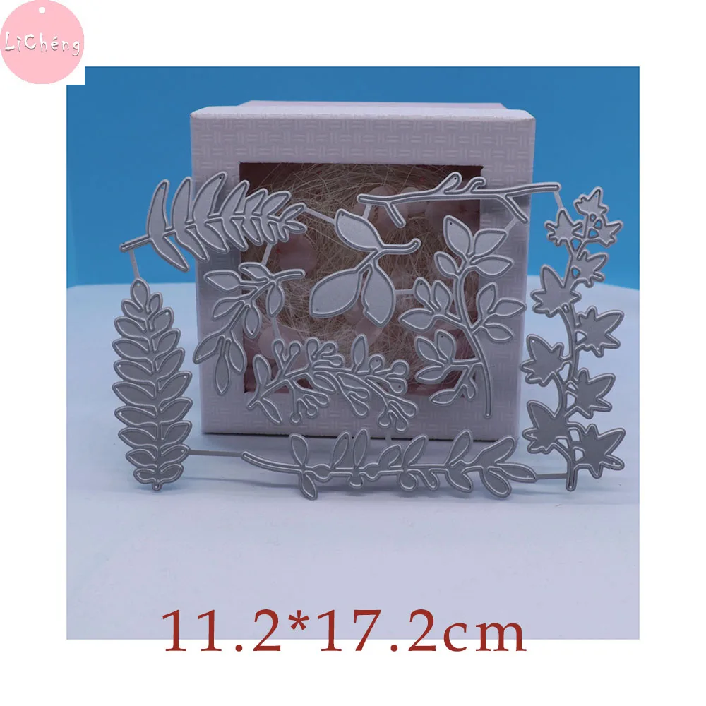 Веток металлический Трафаретный вырубной штамп Скрапбукинг папки для тиснения