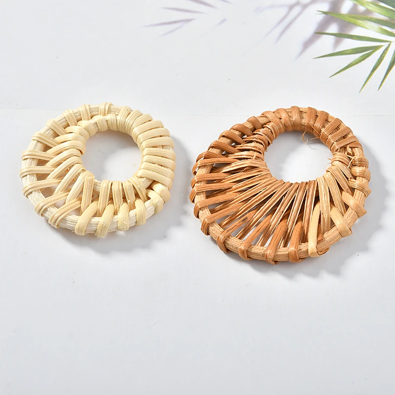 Праздник ветер натуральный ручной работы соломы ротанга капли воды полые