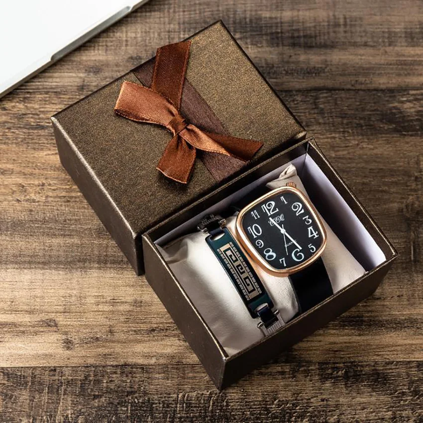 Подарки на Новый год и Рождество Для мужчин s часы класса люкс кварцевые наручные