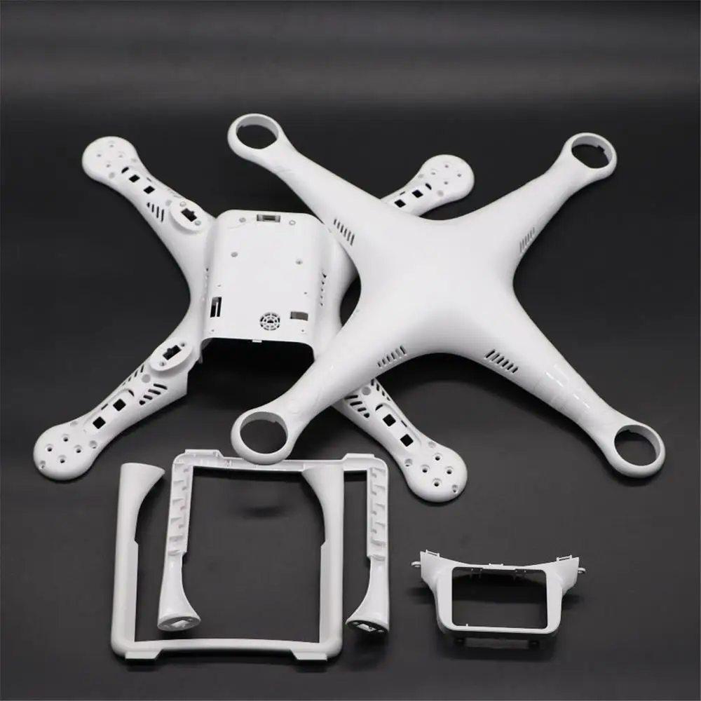 White Корпус Корпуса корпуса дрона чехол с шасси для DJI Phantom 3 профессиональный расширенный Стандартный Квадрокоптер запасные части - Цвет: White
