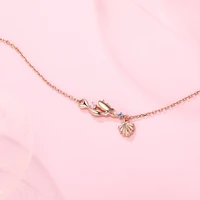 ts sl018 high quality original cute spanish bear gemstone pendant necklace self designed jewelry sterling silver bracelet