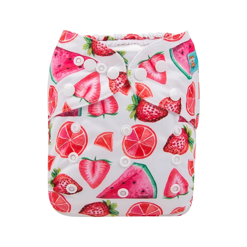 H-YK49 U pick Alvababy моющийся 1 шт тканевый подгузник с 1 шт вставкой из микрофибры многоразовый детский тканевый подгузник для унисекс - Color: H-YK49