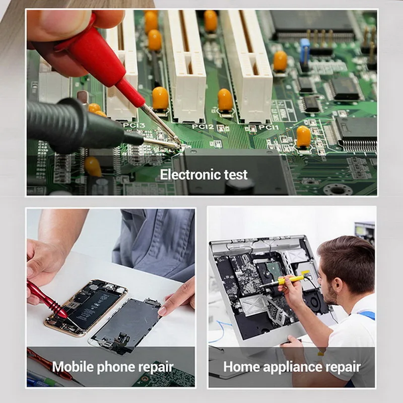 

Digital Clamp Meter AC/DC Current 1mA True RMS Auto Range Live Check NCV Temp Frequency Capacitor LCD Tester Multimete