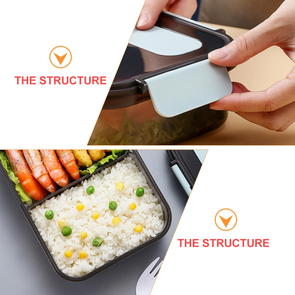 

1500ml Two-division Office Heat Resistance with Fork Spoon