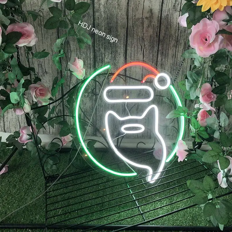 Neon Sign Light Custom Merry Christmas Festival Holiday Commercial Decoration Acrylic Wall Hanging Home Decor Ins Top | Освещение