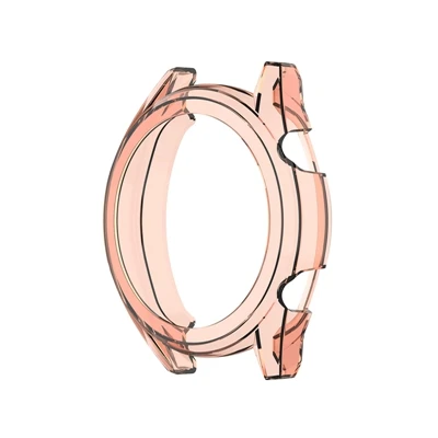 Clear Orange Ультра тонкий умный чехол для huawei watch GT active 46 мм Смарт-часы Мягкий ТПУ защитный силиконовый чехол для huawei аксессуары GT - Цвет: Clear Orange