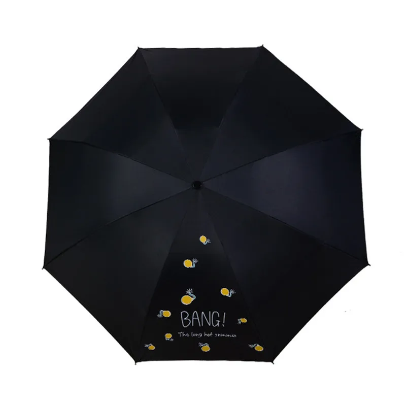 Карманные мини ветрозащитные прочные 3 складные солнцезащитные зонты