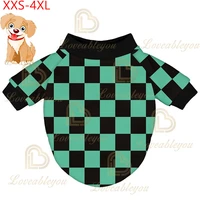 demon slayer cosplay pet cat clothes for cats winter hoodie dog cat clothes costume for small dogs cartoon hoody for puppy