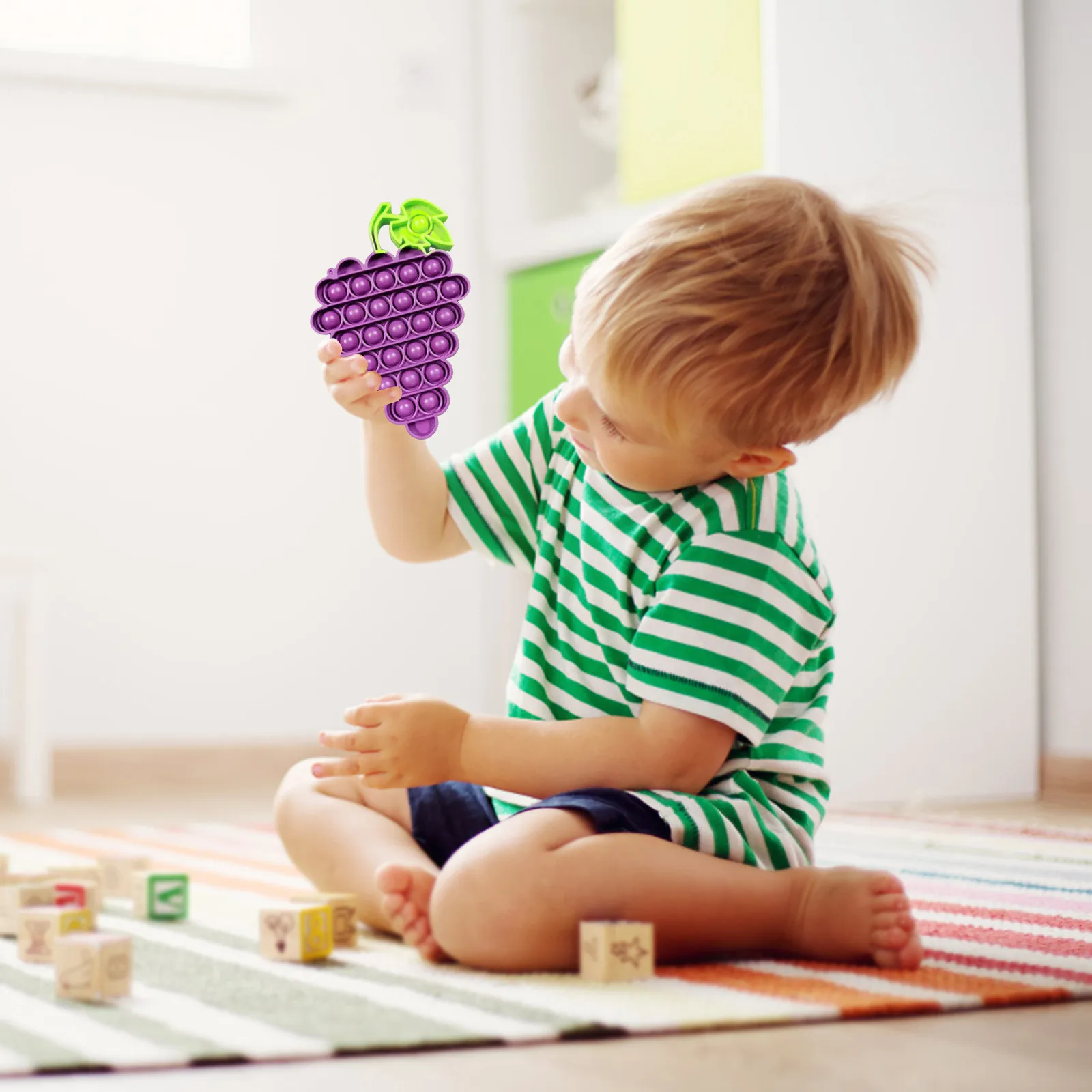 

GrapeRainbow s Fidget Toy Its Stress Relief Toy For Children Adults Desk Sensory Autism Adhd Depression