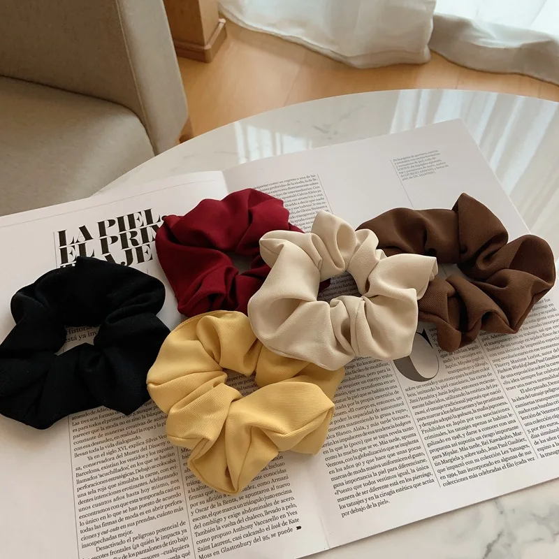 Женские резинки для волос простые элегантные аксессуары в Корейском стиле 2021 |