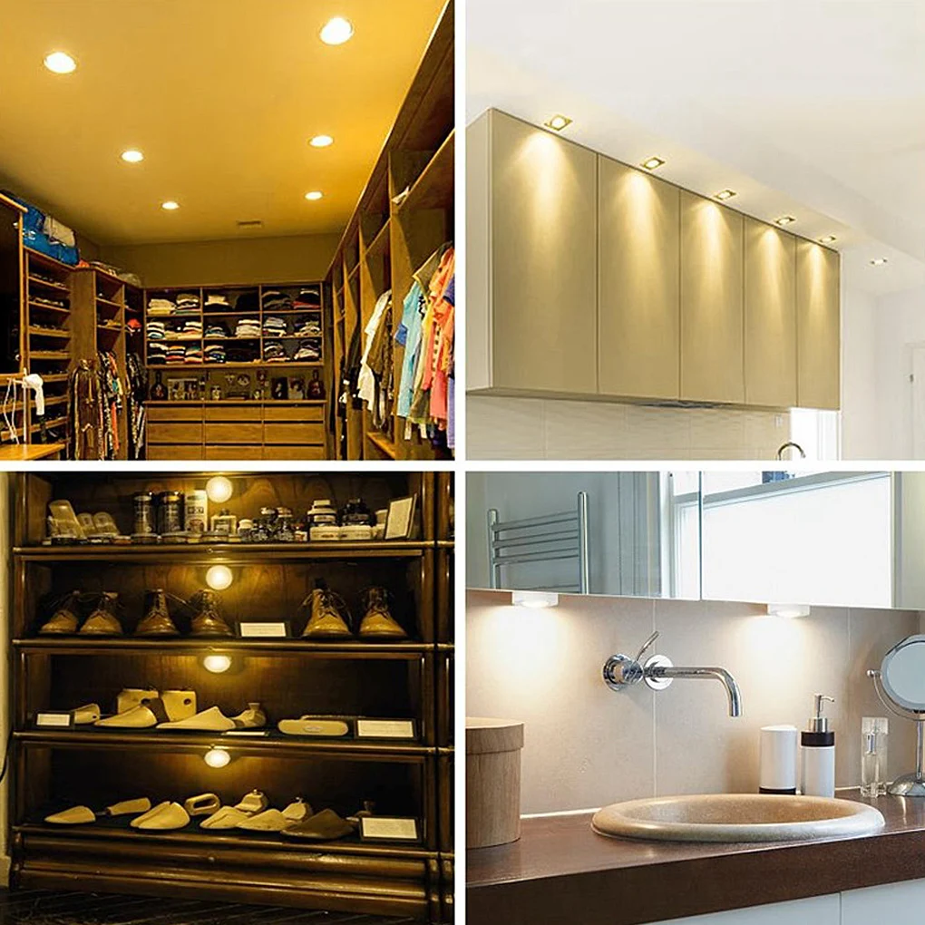 

Remote control RGB cabinet lights Touch Sensor Battery closet lamps led lights for bedroom Living room kitchen lighting decor