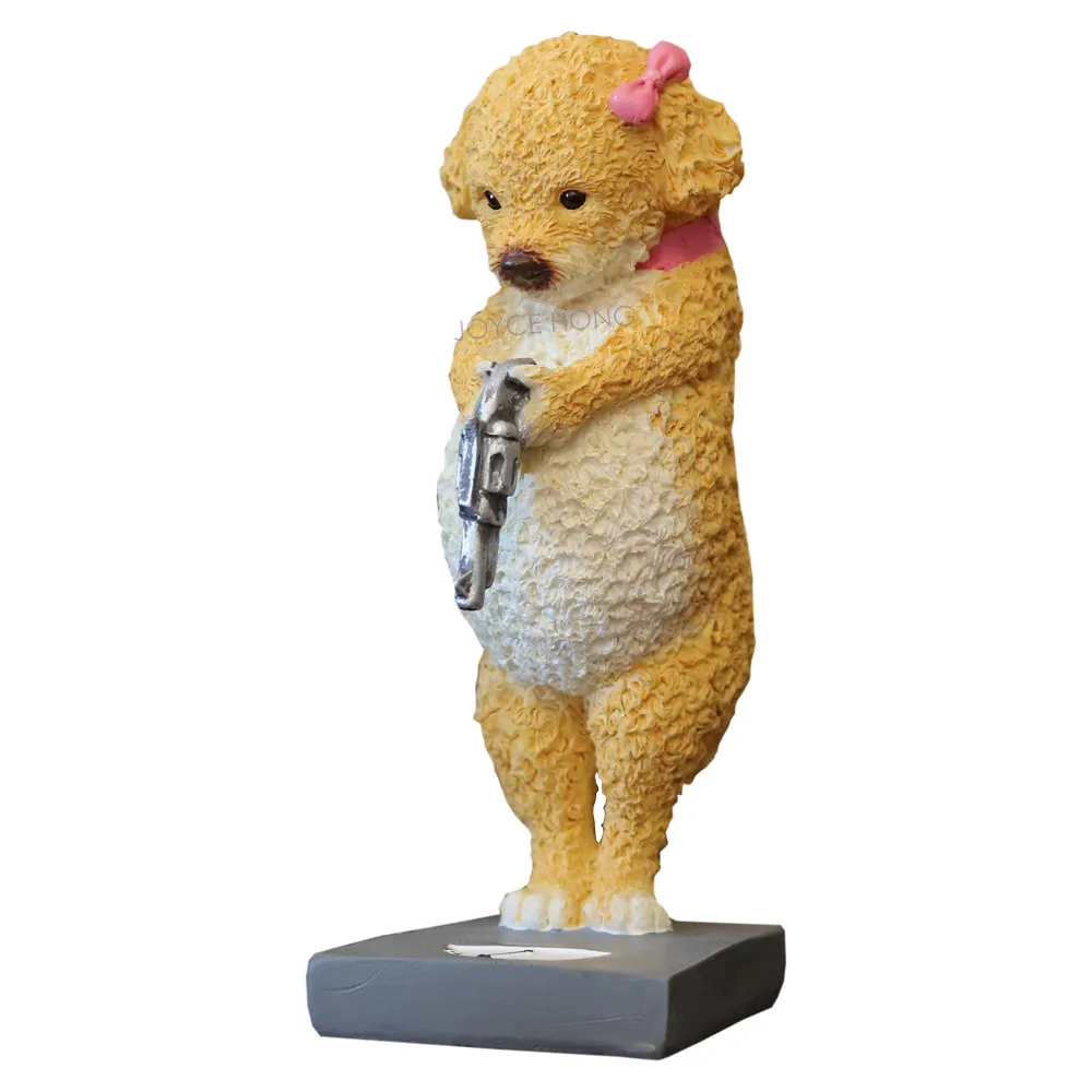 1 шт. кролик статуя настольные Скульптура сад дома Decortaion фигурка животного декор