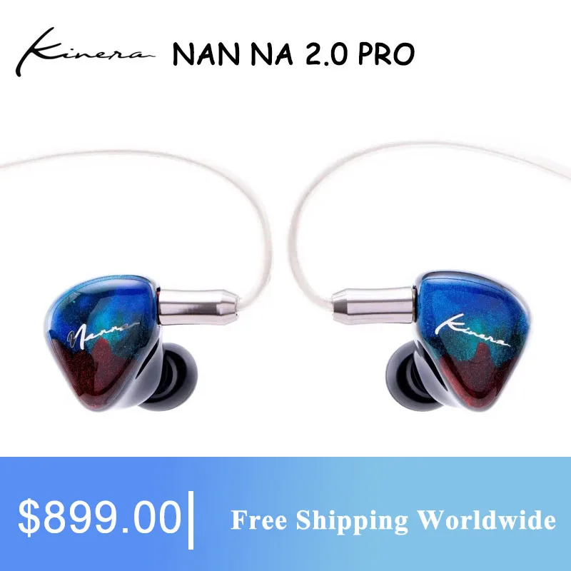 

Внутриканальные наушники KINERA NAN NA 2,0 Pro, 2EST + 1DD + 1BA, Hi-Fi наушники-вкладыши с монитором DJ и адаптером 2,5 мм, 3,5 мм, 0,78, 2-контактный кабель, наушники